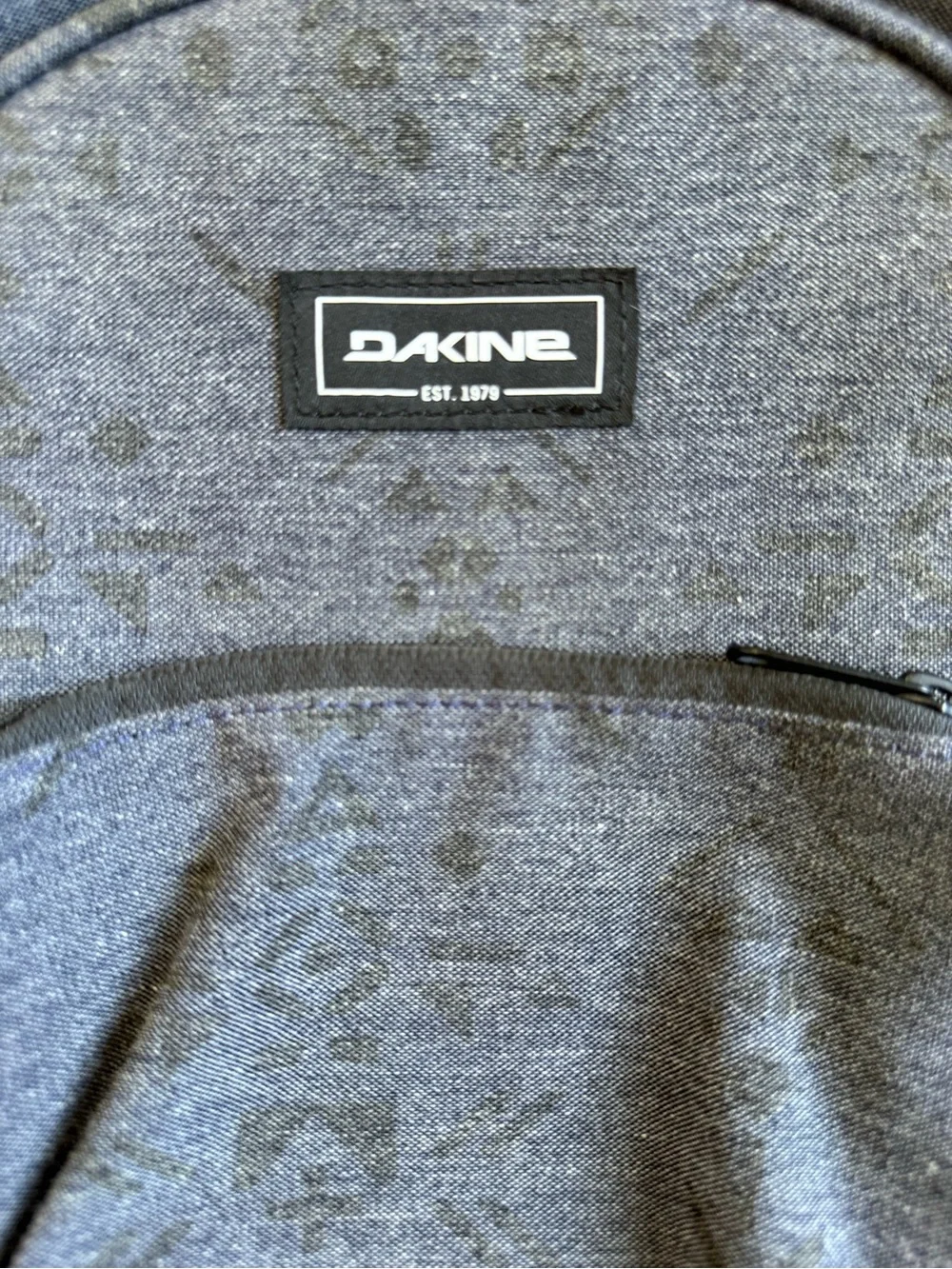Blue Tribal Print Dakine Mini Backpack